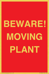 BEWARE! MOVING PLANT